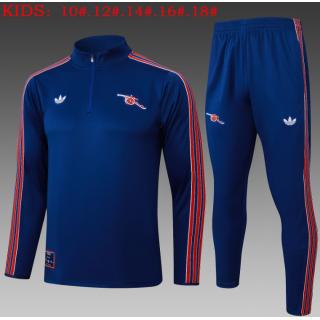 Chándal Arsenal 2025/26(Retro Bule Half Zipper) - NIÑOS